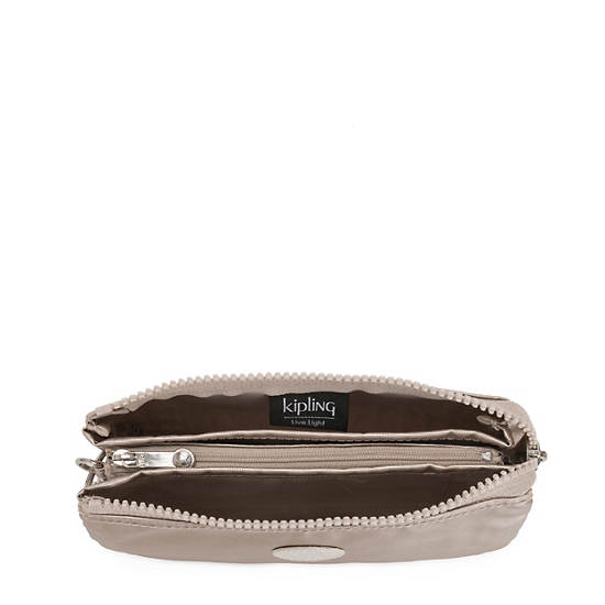 Plecaki Kipling Creativity Large Metallic Pouch Różowe | PL 1131AH